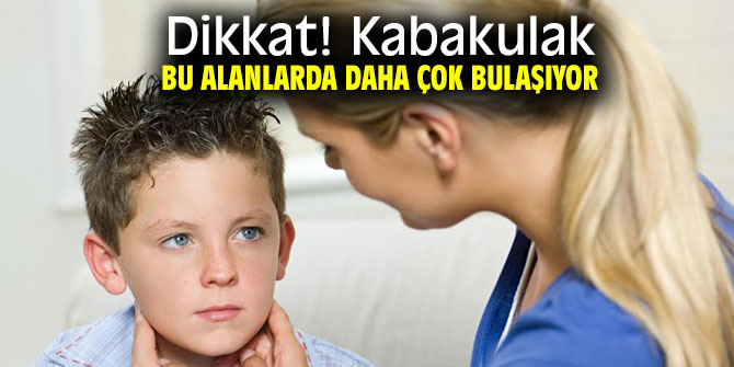 Dikkat! Kabakulak bu alanlarda daha çok bulaşıyor