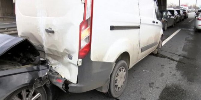 TEM'de zincirleme kaza!