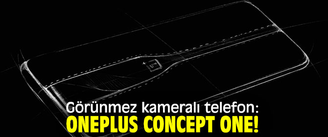 Görünmez kameralı telefon geliyor!