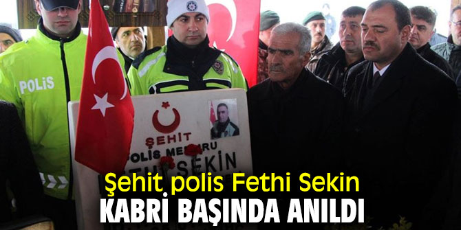 İzmir'de şehit olan Fethi Sekin unutulmadı