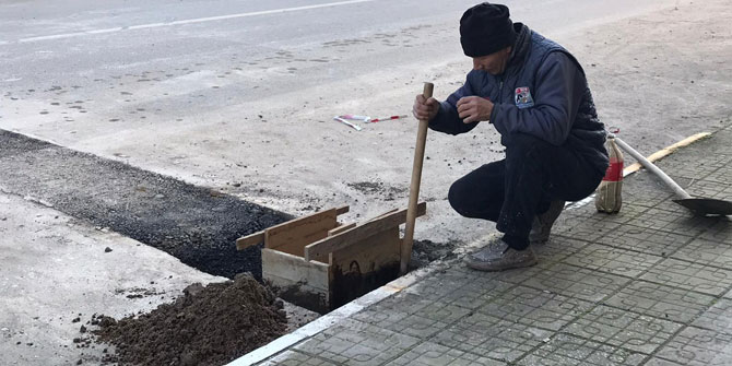 Ayvalık'ta çevre düzenlemeleri sürüyor