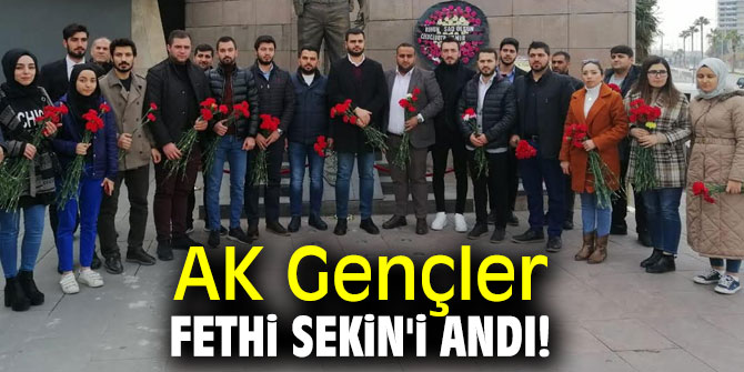 AK Gençler şehit polis Fethi Sekin'i andı!