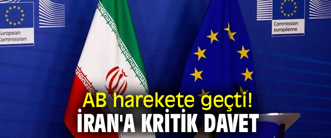Avrupa Birliği'nden İran'a kritik davet