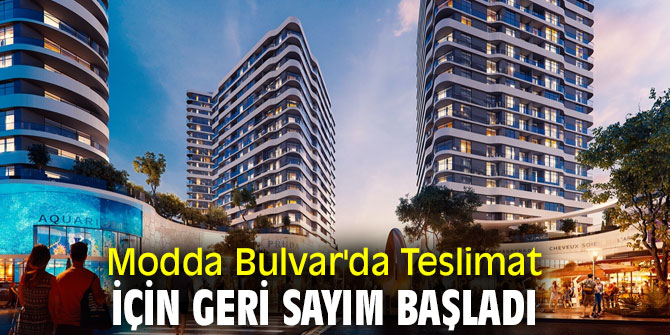 Modda Bulvar projesinin ilk etabı eylül ayında teslim edilecek!