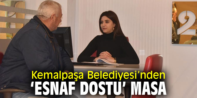 Kemalpaşa Belediyesi'nden esnafa büyük kolaylık