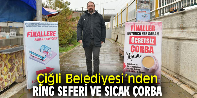 Çiğli Belediyesi’nden öğrencilere destek!
