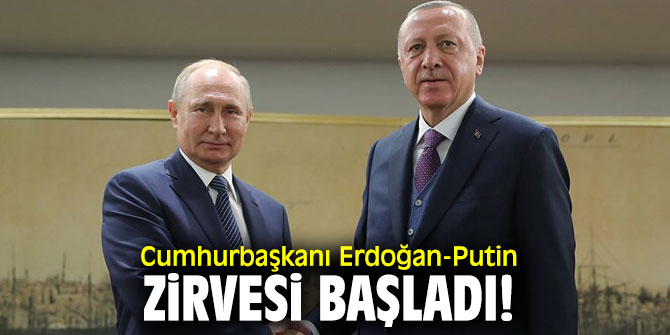 Cumhurbaşkanı Erdoğan-Putin ile bir araya geldi!