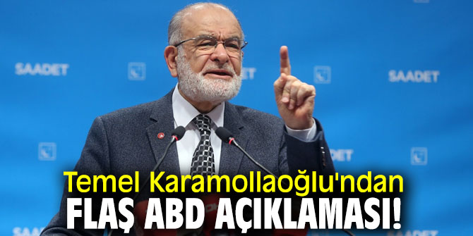 Temel Karamollaoğlu'ndan flaş ABD açıklaması! 