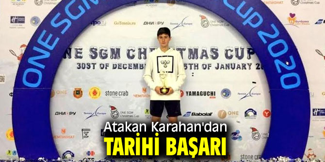 Atakan Karahan bir ilki başardı!