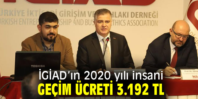 İGİAD 2020 yılı insani geçim ücretini açıkladı! 