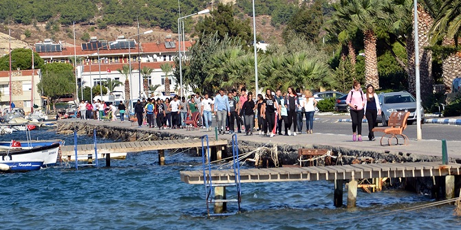 FOÇALILAR, SAĞLIK İÇİN YÜRÜDÜ