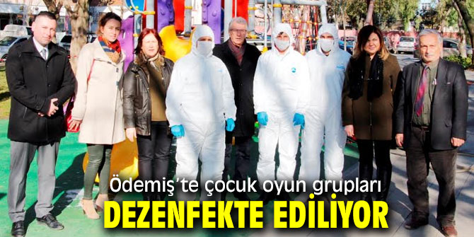 Ödemiş’te çocuk oyun grupları artık daha sağlıklı!