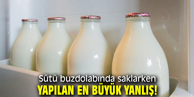 Dikkat! Sütü buzdolabında böyle saklamayın 