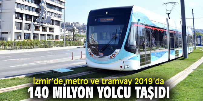 Metro ve tramvay 140 milyon yolcu taşıdı!