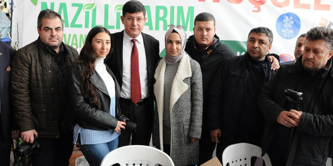 Nazilli Tarım Fuarı'nda gazetecilere sürpriz 