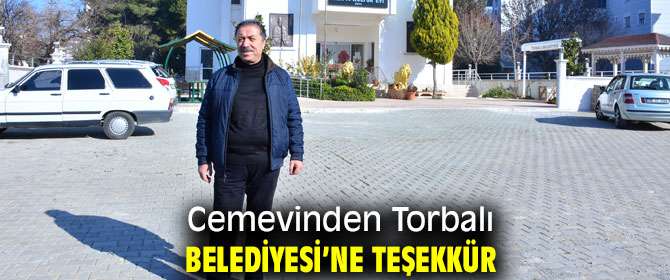 Cemevinden Torbalı Belediyesi’ne teşekkür