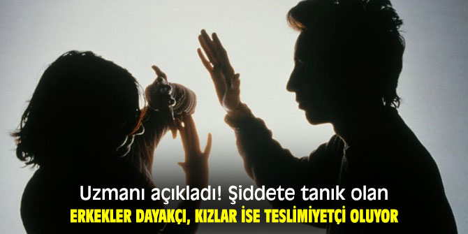 Şiddete tanık olan erkek çocuklar dayakçı oluyor!