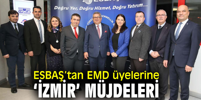 Ekonomi Muhabirleri Derneği üyeleri ESBAŞ’ta bir araya geldi!