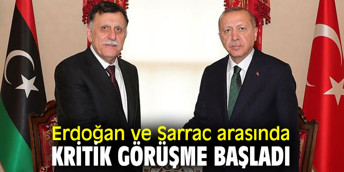 Erdoğan, Sarrac'ı kabul etti