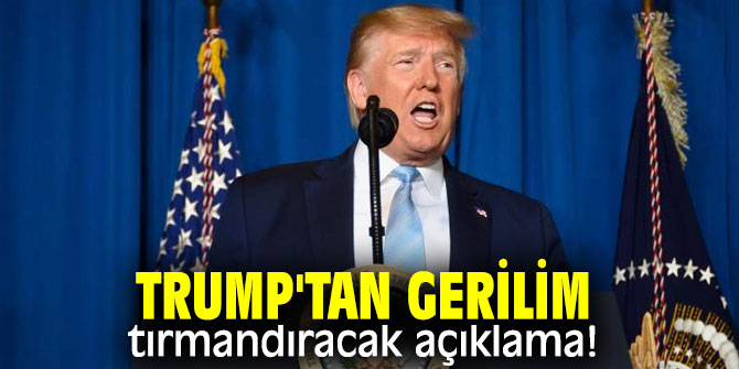 ABD Başkanı Donald Trump'tan İran'a uyarı