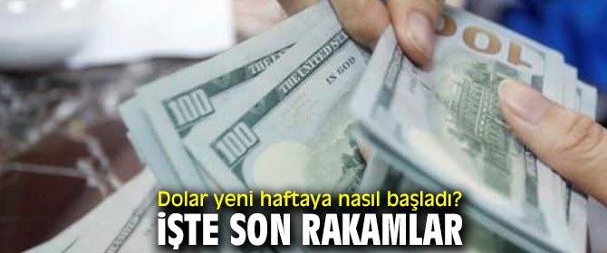 Dolar yeni haftaya nasıl başladı? İşte son rakamlar