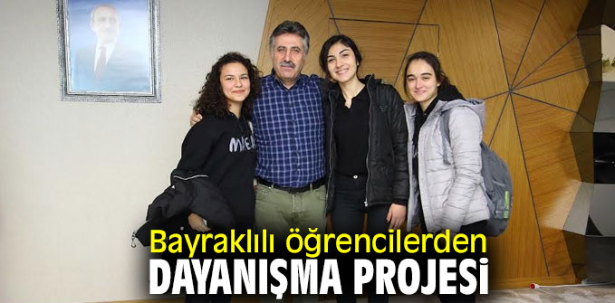 Bayraklılı öğrencilerden örnek proje!
