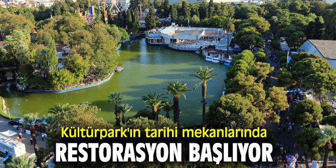 Büyükşehir, Kültürpark’ta restorasyon başlatıyor!