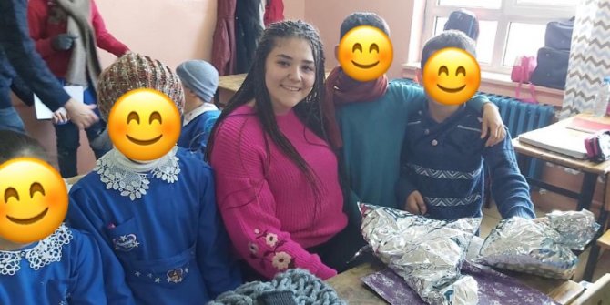  “Minik Kalpler Üşümesin” projesi ile çocukların yüzü güldü!