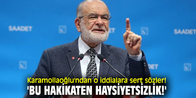 Karamollaoğlu'ndan o iddialara sert sözler!