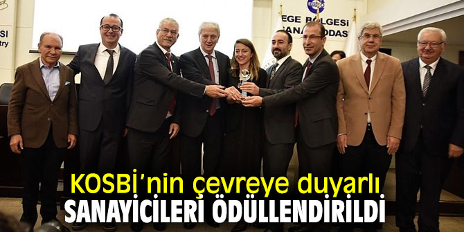 EBSO Çevre Ödülleri’ne KOSBİ damgası