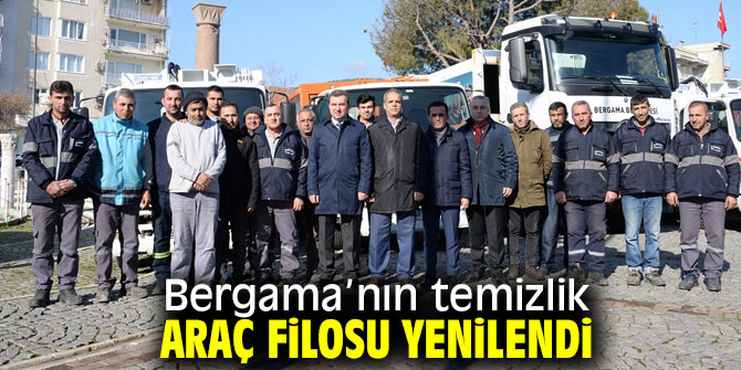 Bergama’da temizlik araçları yenilendi!