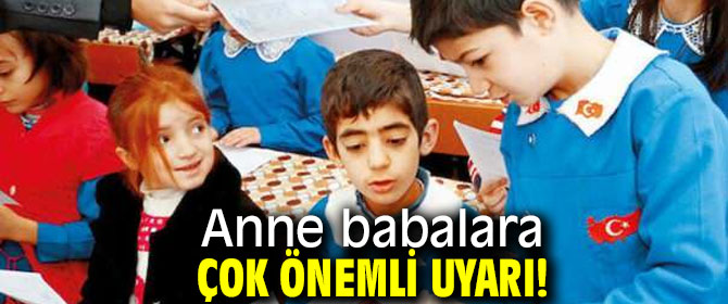 Anne babalara çok önemli karne uyarısı!