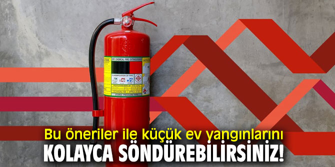 Bu uyarılara dikkat! Küçük ev yangınlarını...