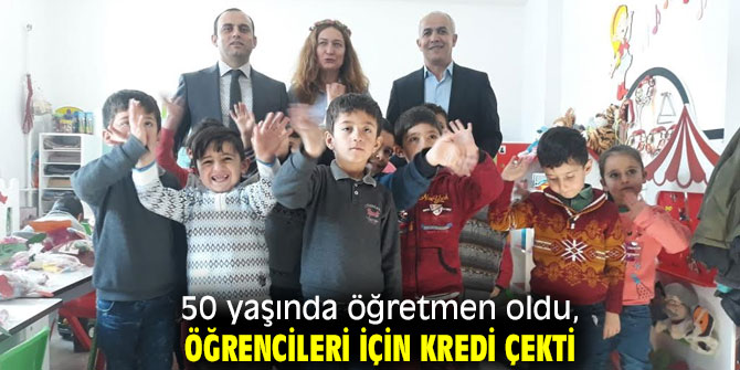 50 yaşında öğretmen oldu! 