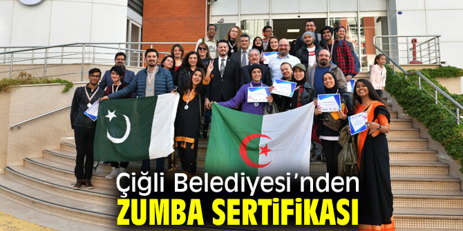 Çiğli Belediyesi'nden Zumba sertifikası!