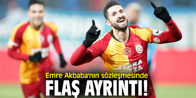 Emre Akbaba'nın sözleşmesinde flaş ayrıntı!