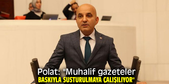Polat: "Muhalif gazeteler baskıyla susturulmaya çalışılıyor"