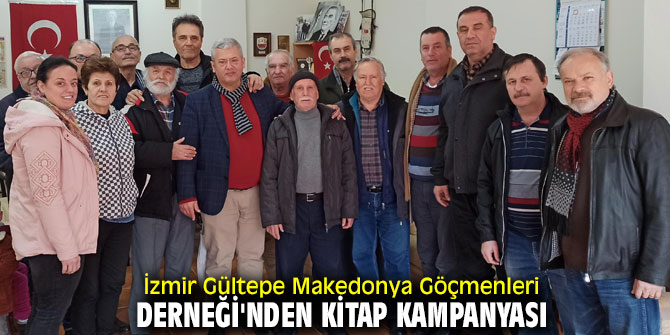 İzmir Gültepe Makedonya Göçmenleri Derneği'nden kitap kampanyası