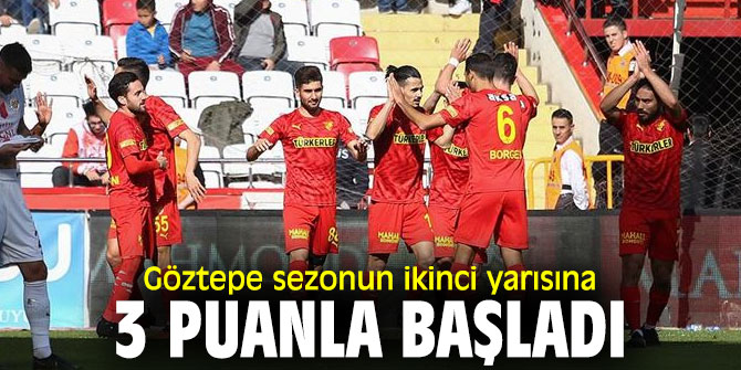 Göztepe'den farklı galibiyet!