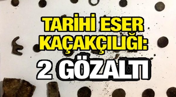 5 bin parça tarihi eser ele geçirildi