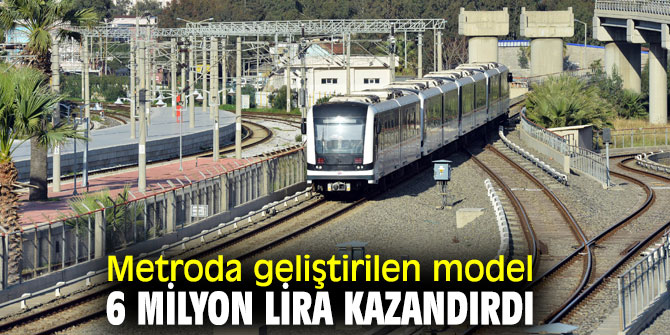 İzmir Metrosu'ndan büyük tasarruf!