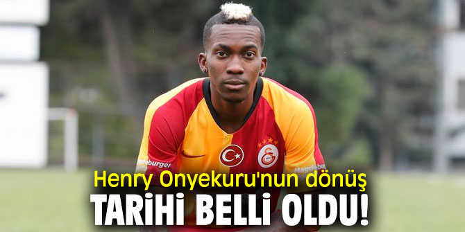 Galatasaray'a Henry Onyekuru müjdesi