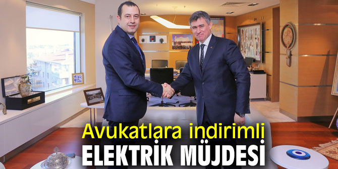 Avukatlara indirimli elektrik müjdesi