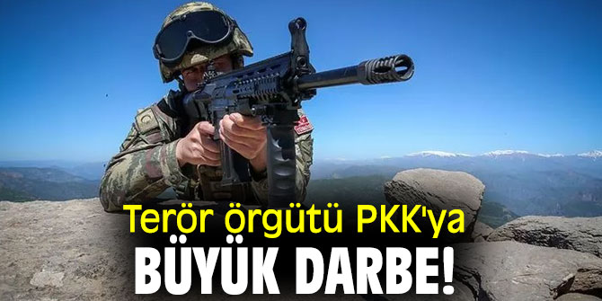 Terör örgütü PKK'ya büyük darbe!