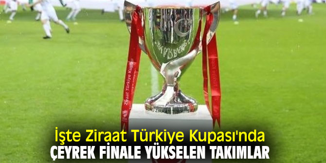 İşte Ziraat Türkiye Kupası'nda çeyrek finale yükselen takımlar