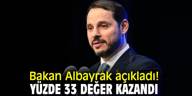 Bakan açıkladı!  BIST 100 endeksi Yüzde 33 değer kazandı