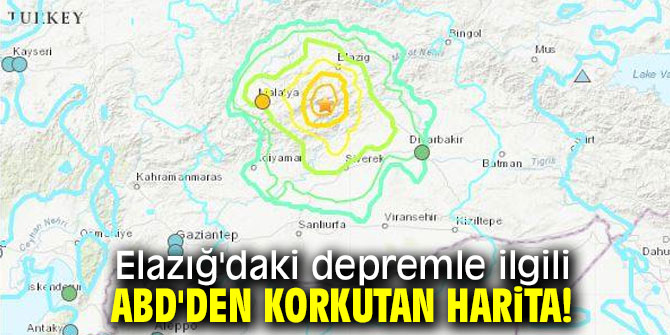 ABD'den korkutan harita!