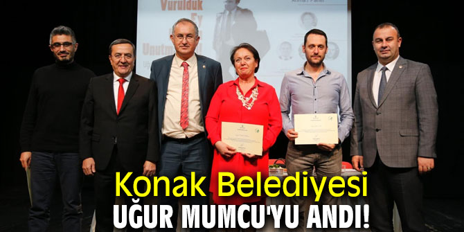 Konak Belediyesi Uğur Mumcu'yu andı!