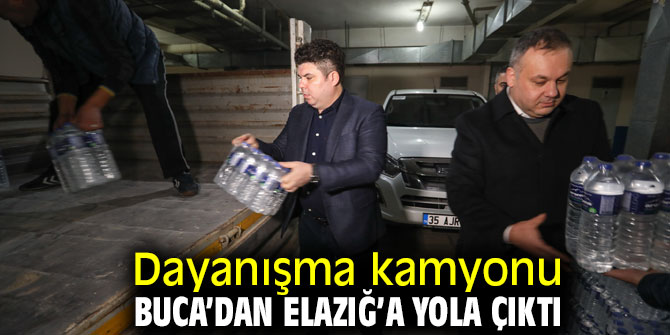 Buca’dan Elazığ’a dayanışma kamyonu!