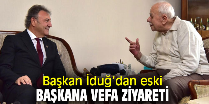 Başkan İduğ’dan Naşit Kılıç’a ziyaret